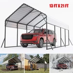 13 X 21 Ft Metal Carport Outdoor Steel Heavy Duty Shelter Garage For Boats Truck. Fixed Price $799.99.
