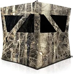 Two Person Hub Blind By Serenelife, Water Resistant Pop Up Tent SLHT49. Fixed Price $106.99.
