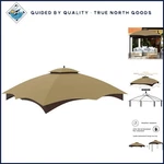 Khaki Canopy Top For Allen Roth Gazebo 10'X12' With Fire-retardant Material. Fixed Price $142.30.