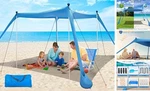 Yengiam Beach Canopy Tent UPF50+ 11X11 Ft Easy To Setup 4 Poles. Fixed Price $99.54.