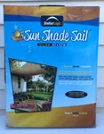 New! Shelterlogic Sun Shade Sail Triangle 12 X Ft Heavyweight Sea Blue. Fixed Price $38.00.