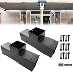 Pergola Diy KIT,2 Pcs 3-WAY T-angle Corner Brackets Elevated Wood Stand With .... Fixed Price $86.37.