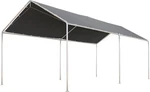 Outsunny 10'X20' Carport Outdoor Heavy Duty Party Tent Galvanized Canopy Wit. Fixed Price $190.18.