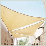 Colourtree 20' X Beige Triangle TAPT20 Sun Shade Sail Canopy Mesh Fabr. Fixed Price $70.95.