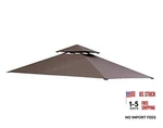 Replacement Canopy Top For Model #L-GG034PST, Hd Hampton Bay Brown. Fixed Price $57.17.