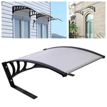 Window Door Awnings Canopy Cover Snow Rain Protector Aluminum With Black Bracket. Fixed Price $139.99.