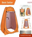 Pop Up Privacy Shower Tent Portable Camping Beach Hike Waterproof Lightweight. Fixed Price $53.98.