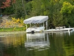Great Lakes 25X132 Gray Boat Lift Canopy Cover Used. Fixed Price $650.00.