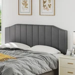 King Velvet Upholstered Headboard Wall Or Bed Frame Mount Dark Gray Modern. Fixed Price $263.99.