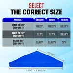 120 Inch Uv Protected Pop Up Canopy Replacement Cover Outdoor Shade Tent. Fixed Price $54.99.