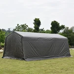 20 X 10FT Heavy Duty Carport Tent Garage Canopy Storage Shed Gray Cover. Fixed Price $255.99.