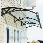 Nebaika 40X120 Polycarbonate Door Awning Weatherproof With Drainage. Fixed Price $189.46.
