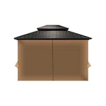 Cowvie Gazebo Curtain Replacement Universal 4-PANEL Sidewalls 10' X (only.... Fixed Price $100.50.