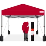 Best Choice Products One-person Setup Instant Pop Canopy Case 4 10X10FT. Fixed Price $119.99.