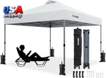 Amada 10X10 Pop Canopy Tent, 1-BUTTON Push Easy-up Outdoor Beach. Fixed Price $163.41.