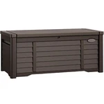 Dwvo Outdoor Louver Storage Deck Box W/120 Gallon Capacity, Large Fo. Fixed Price $472.99.