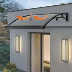 Front Door Drainage Awning Canopy Shelter Patio Window Roof Sun Shade Cover. Fixed Price $65.92.