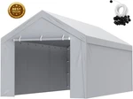 Carport Replacement Canopy Cover Top + Side Wall 10 X 20 Ft, Garage Tent Shelter. Fixed Price $172.40.