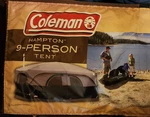 New Coleman Hampton 9-PERSON 3-SEASON Camping Tent Cabin 14' X 10' 7'. Fixed Price $350.00.