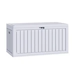 Yitahome 90 Gallon Large Deck Box, Double-wall Resin Outdoor Storage Boxes, D.... Fixed Price $102.52.