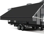 Rv Awning Fabric Replacement 18.5OZ Heavy Duty Black Xenjum. Fixed Price $154.99.