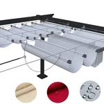 Retractable Pergola Sun Shade Cover Waterproof Canopy Panel Awning Yard Garden. Fixed Price $74.09.