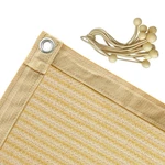 Shatex 90 Shade Fabric 12X 16FT Cloth Taped Edge Grommets Sun-block. Fixed Price $112.05.