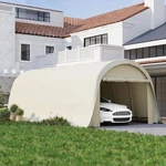 12' X 23.6' Heavy Duty Carport, Portable Garage Canopy Tent With UPF50+ Sun. Fixed Price $643.99.