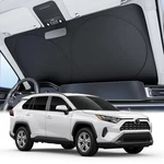 Wigoo 2025 Upgrade Car Windshield Sun Shade 100% Light Block, 4TH-GEN Coolin.... Fixed Price $16.85.