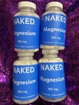 4-PACK Naked Nutrition Magnesium 300 Mg Dietary Supplement 120 X4=480 Capsules. Fixed Price $41.99.