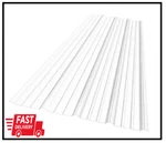 38 In.x 6 FT.9" Corrugated Polycarbonate Roof Panel Clear. Fixed Price $46.30.
