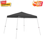 Ozark Trail 10X10IN Instant Slant Leg Pop Up Canopy Outdoor Shade Shelter, Black. Fixed Price $55.98.