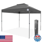 E-z Patriot One-up Technology Vented Shelter X Steel Grey PTSVSG10. Fixed Price $314.48.