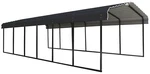 Arrow Storage Products Carport, 12 Ft. X 29 7 Charcoal. Fixed Price $2099.99.