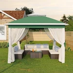 11'X11 Pop-up Gazebo, Instant Outdoor Canopy Tent With Mosquito Nettings, Durabl. Fixed Price $197.00.