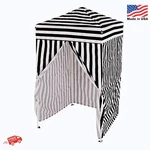 Impact 4'X4' Pop Up Changing Dressing Room, Black And White. Fixed Price $105.99.