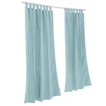 Pawleys Island Gazebo Tabbed Solid Curtain Panel - 50X96", Spectrum Mist. Fixed Price $112.57.