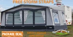 Camptech Buckingham Full Caravan Awning 28MM Steel Frame 3M Depth All Sizes. Fixed Price $1883.55.