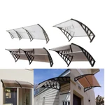 Window Awning Pc Hollow Sheet Shade Cover Canopy Rain Snow Outdoor. Fixed Price $77.99.