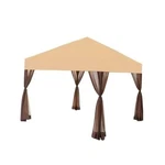 Custom Fit Replacement Canopy Top Cover Compatible With The Classic Sand Beige. Fixed Price $176.24.