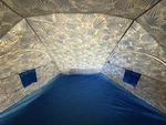Tommy Bahama Large Beach Tent Sun Shelter Blue Palm Print Upf Canopy Cabana. Fixed Price $125.00.