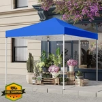 Phonwhon 10X10 Pop Up Canopy Tent Blue 420D Waterproof. Fixed Price $133.19.