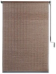 Coolaroo Wand Operated Outdoor Roller Shade Cordless Sun Blocking Window Bli. Fixed Price $70.00.