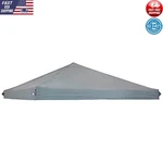 12X12 Foot Pop-up Canopy Shade Replacement Top Durable 150D Oxford Fabric Gray. Fixed Price $65.55.
