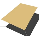 Heavy Duty Straight Edge Waterproof Sun Shade Sail Canopy Cover Patio Awning San. Fixed Price $86.69.
