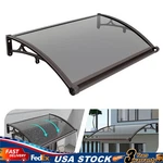 62*102CM Window Door Awning Canopy Uv Rain Cover Polycarbonate Sheet Patio. Fixed Price $56.62.