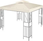 Flexzion 8'X8' Gazebo Top Canopy Replacement Cover (ivory) - Dual Tier. Fixed Price $85.99.