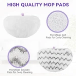 Pack Mop Pads For Bissell Symphony Pet Vacuum Steam 1132 1543 1652 2747A. Fixed Price $15.90.
