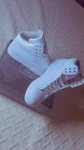 Pastry Men High Top Lace-up Sneakers White Dance Athletic Activewear Shoes. Fixed Price $48.00.