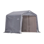 Shelterlogic Shed-in-a-box 8X8 Gray Polyester Peak Storage Without Floor. Fixed Price $405.32.